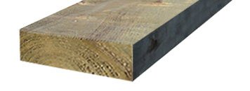 Pine Sleeper Retainer Wall